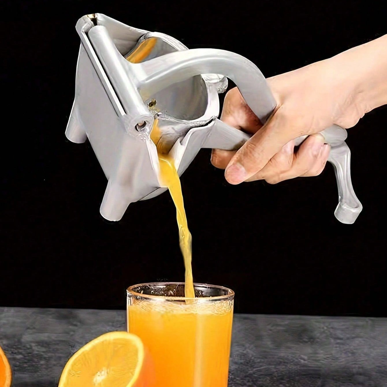 Large Manual Juicer, Multi-Function Hand Press Fruit Juicer With Lemon Squeezer, Lemon Juicer, Efficient Juicing, Easy To Use, Lightweight, High-Quality Material, Juicer, Healthy Lifestyle, Lemon Juicer, Kitchen Appliance, Home Decor, Gift For Her