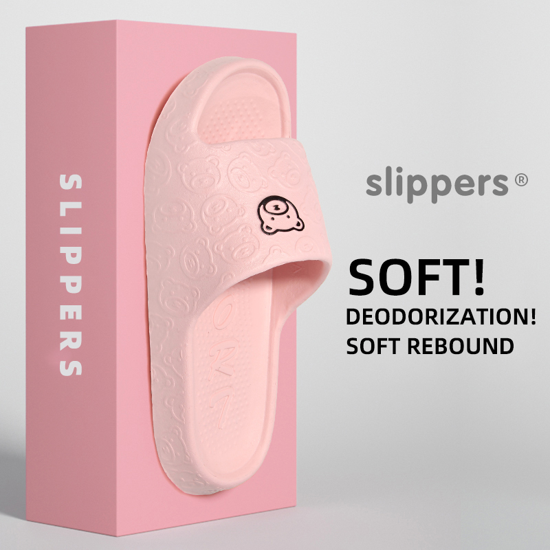 Non-Slip Slippers for Women Outer Wear 2024 New Indoor Home Sandals Female Summer Eva