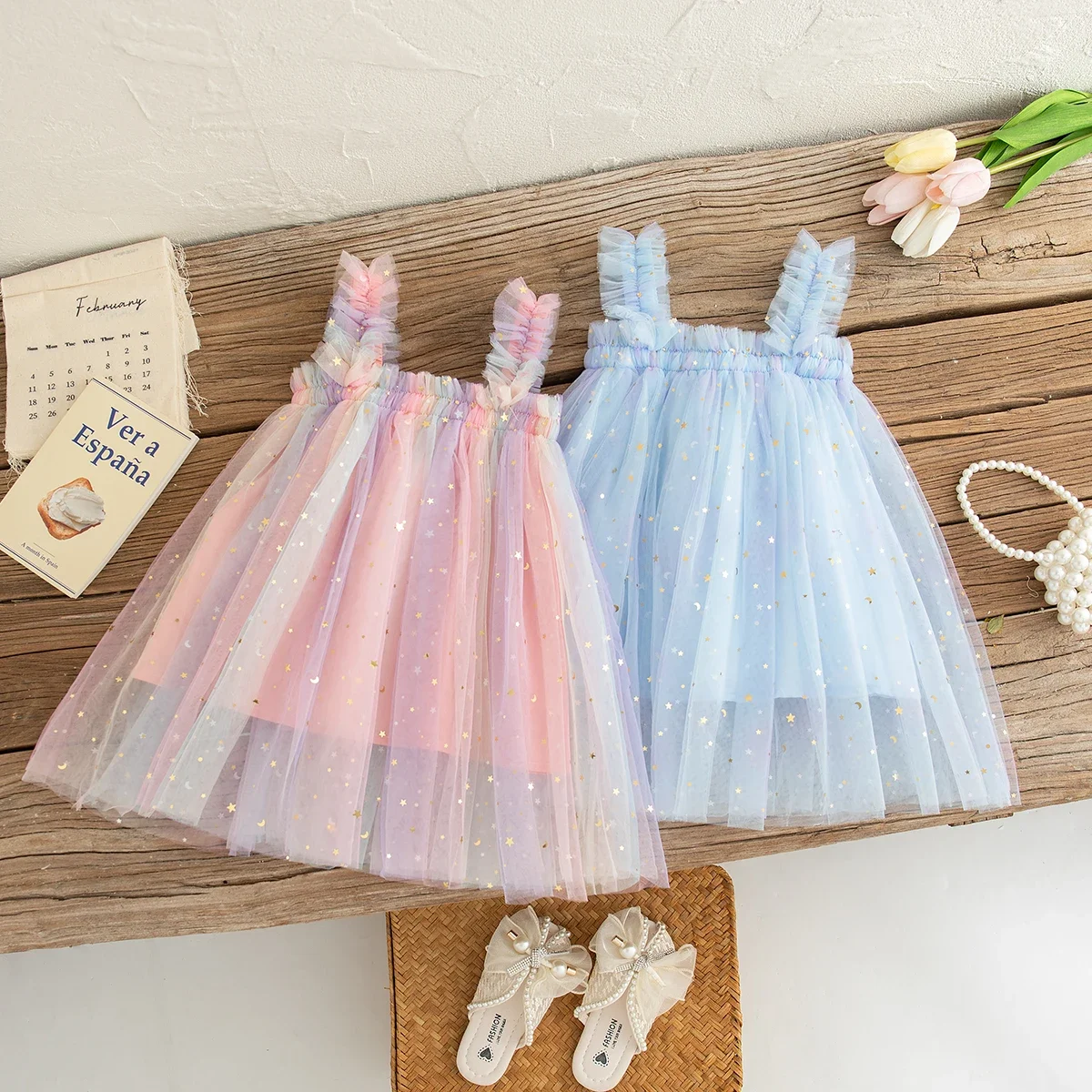 Vestidos de bebê verão colorido lantejoulas malha vestido da menina do bebê doce estilingue meninas casamento flor menina vestido do miúdo roupas da menina do bebê