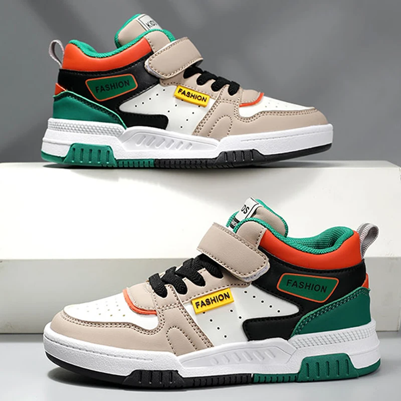Design crianças tênis meninos sapatos skate crianças sapatos casuais outono esportes tênis de alta qualidade tênis para menino