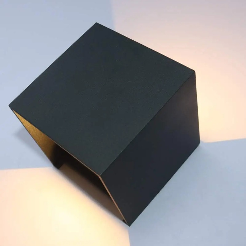 Lampes murales LED 7W, blanc froid, blanc chaud, étanches, pour l'extérieur et l'intérieur, style nordique moderne, carrées, pour jardins et couloirs intérieurs