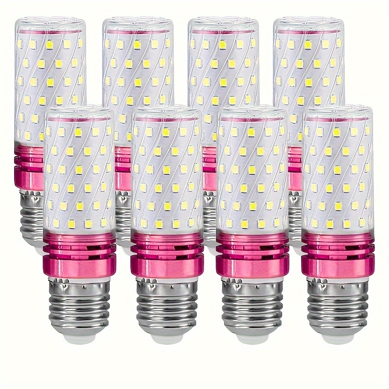 8 pçs lâmpada led e14 220v 110v led vela lâmpada e27 milho lâmpada 3w 6 9 12 15 bombilla iluminação lustre