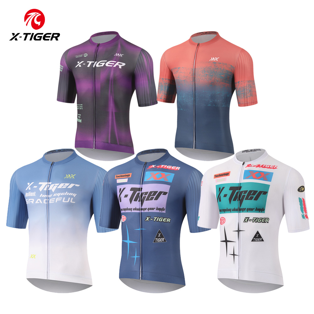 X-TIGER Camiseta deportiva transpirable de verano para hombre, ajustada, de alta calidad, de secado rápido, de manga corta, para gimnasio, correr, ciclismo al aire libre