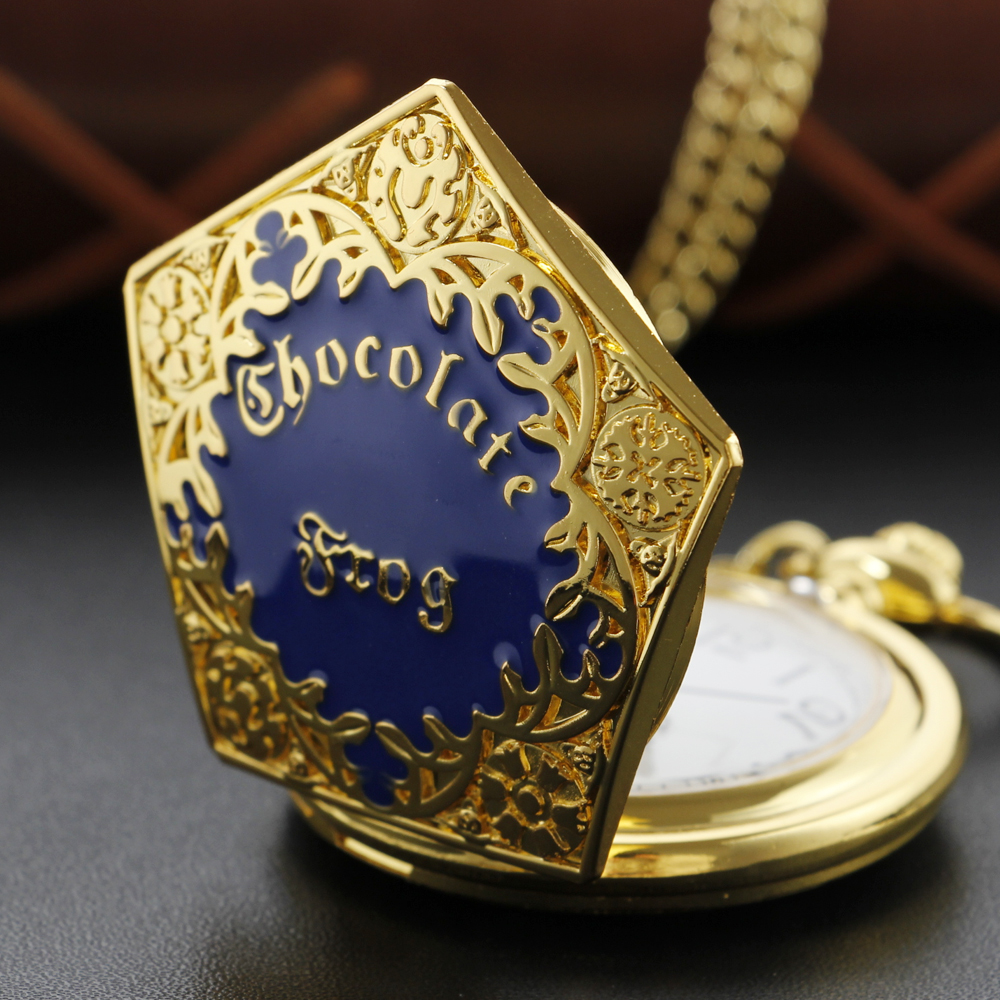 Moda ouro chocolate quartzo steampunk relógio de bolso masculino e feminino colar pingente com corrente presente de natal reloj cf1470