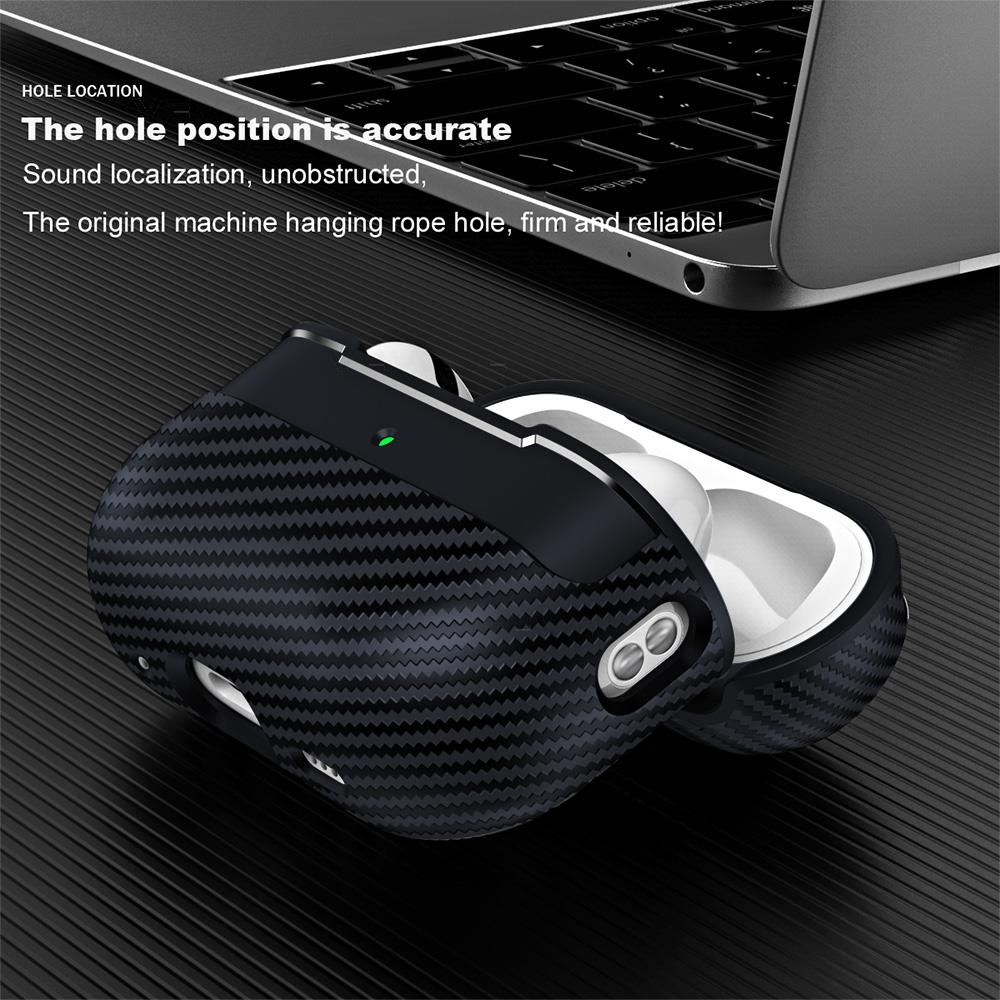Чехол для наушников из углеродного волокна для Airpods Pro 2, чехол для наушников Apple AirPods Pro 3 третьего поколения pro 2, USB c, чехол с крючком