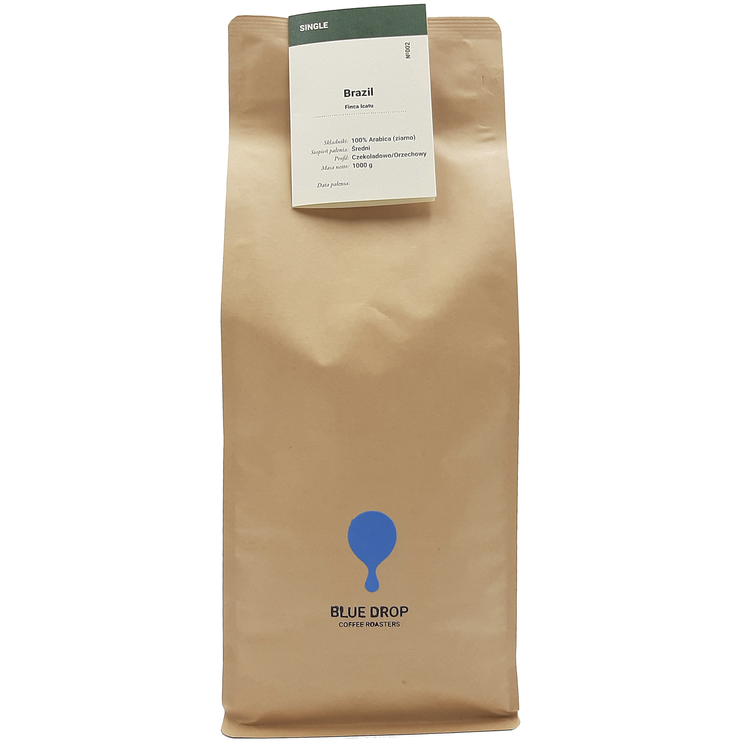 Kawa ziarnista 1kg BRAZYLIA Świeżo Palona Arabica