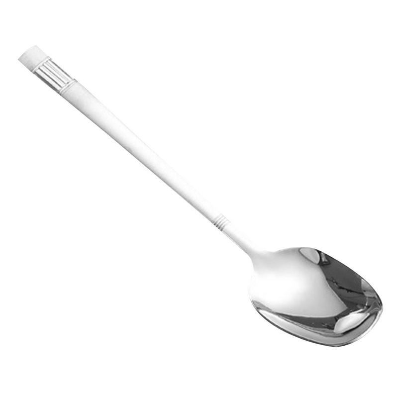 Ice Cream Scoop Stainless Steel Sugar Spoons Heat Resistant Cappuccino Stirring Tool Household Tableware For Soup Yogurt Pudding