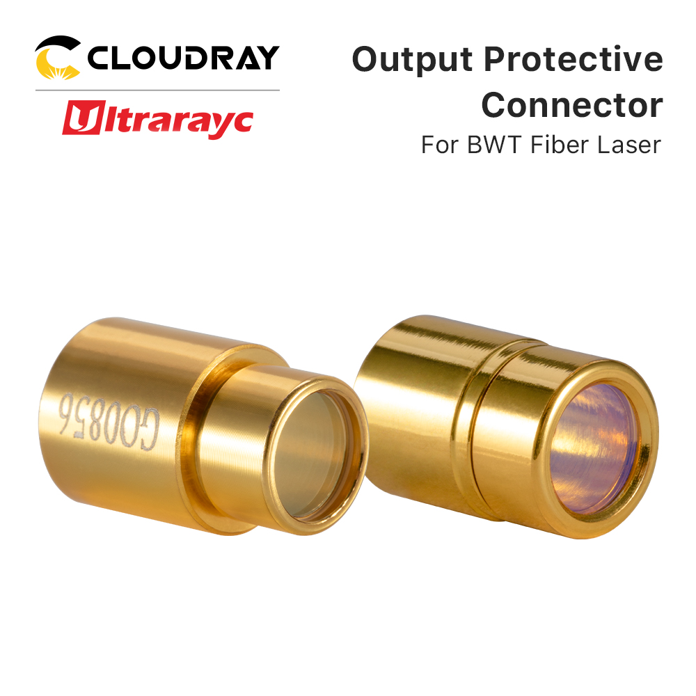 Connecteur de sortie D12.5 H19.3, Lentille de protection D13 H18 Groupe QBH Windows Proterctive 0-6kW pour BWT Source laser, Câble résonateur