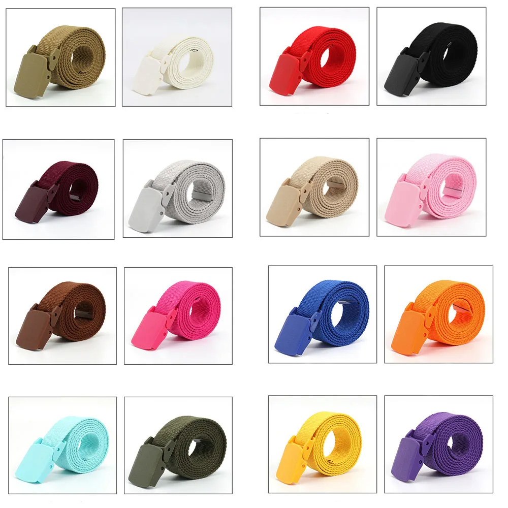 Nylonowy taktyczny pasek dziecięcy marki wysokiej jakości regulowana łatwa klamra śliczna moda Kawaii płócienny pasek mężczyźni kobiety akcesoria do dżinsów