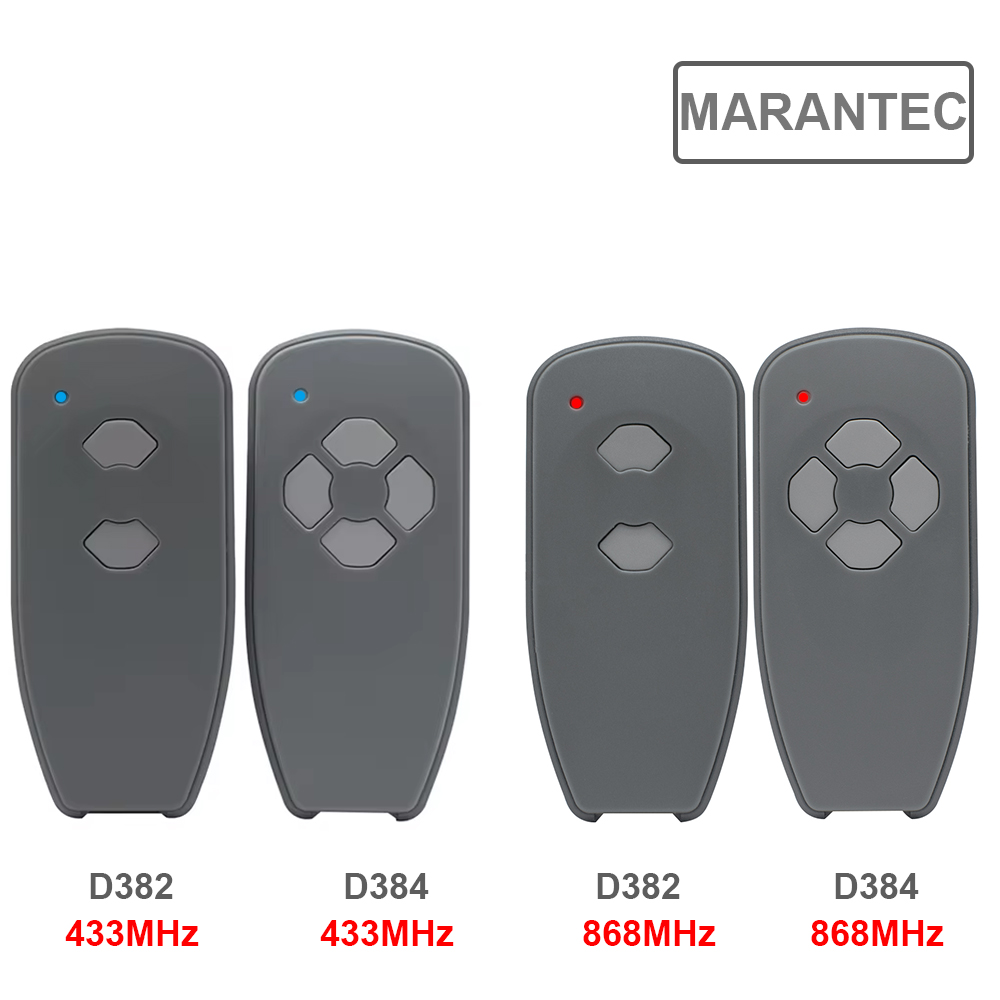MARANTEC 868 MHz / 433MHz 원격 제어 차고 문 디지털 D302 D304 D313 433 D323 D382 D384 131 명령 211 212 214 221