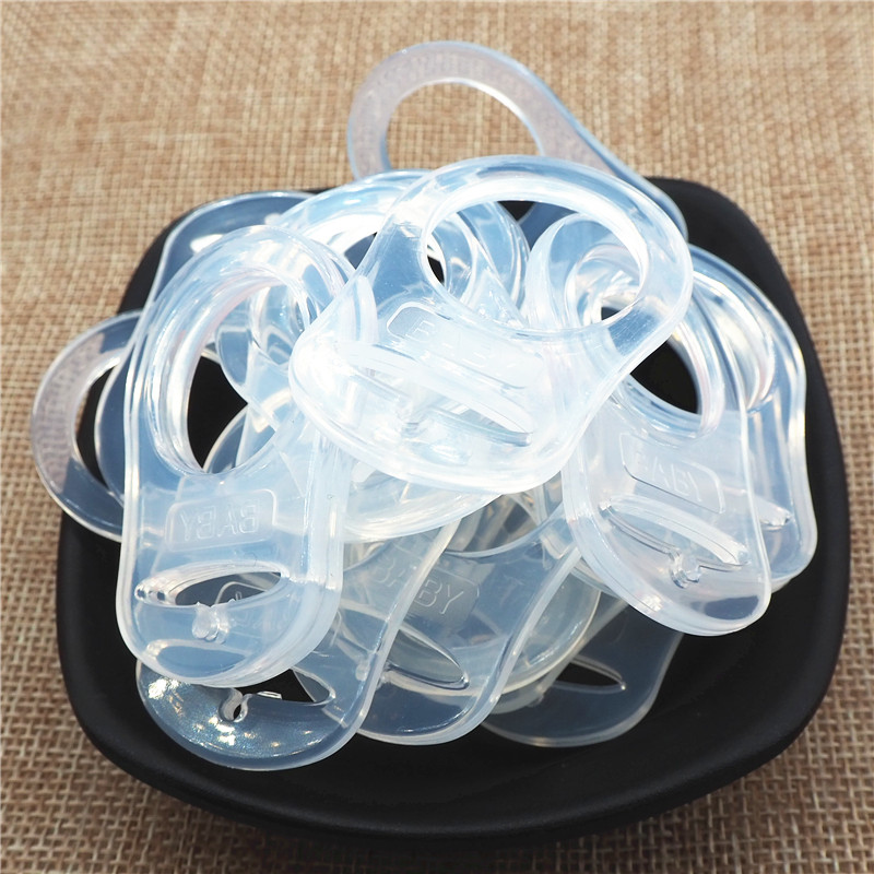 Chenkai 200Pcs Transparant Siliconen Baby Fopspeen Mam Adapter O Ringen Nuk Dummy Adapter Ringen Doe-Het-Zelf Speelgoed Accessoires Bpa Gratis