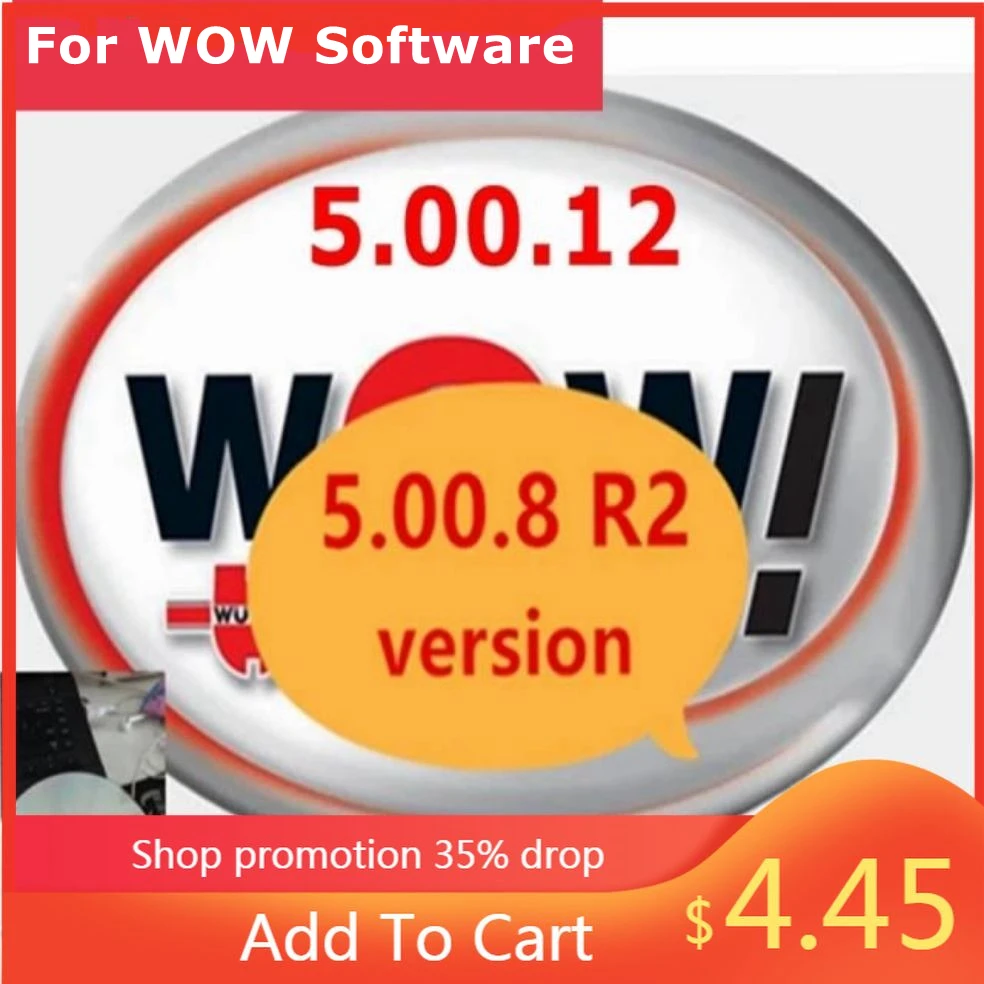 Gran oferta 2024 W-ur-th WOW V5.00.12 WOW 5.00.8 R2 Software multilingüe con Keygen para herramienta de diagnóstico de coches multidiag Tcs