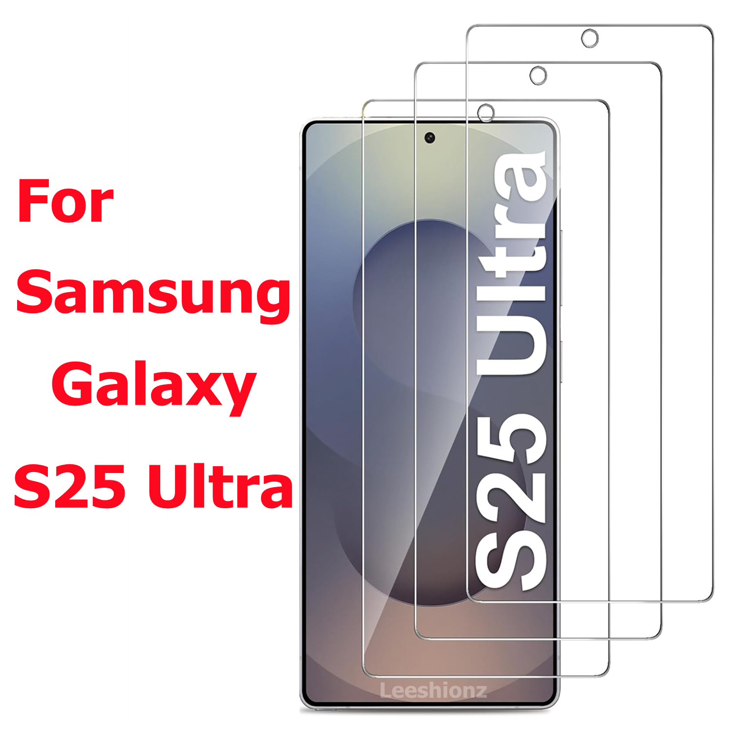 Pellicola Protettiva per Samsung Galaxy S25 Ultra in Vetro Temperato 9H Trasparente Anti-Graffio