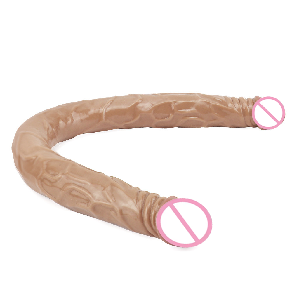 Dildo double extrémité, pénis réaliste de grande taille, stimulateur du point G, masseur clitoridien, jouets sexuels pour femmes