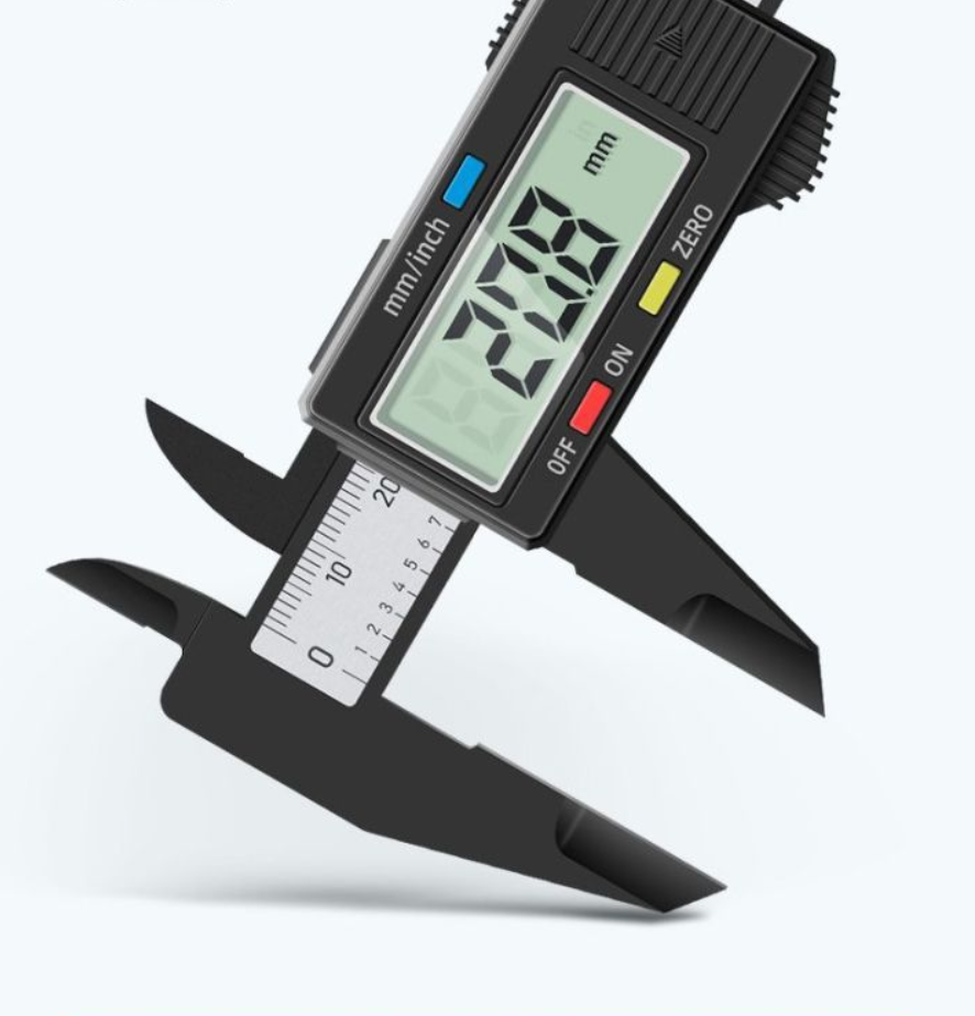 Calibrador Digital Electrónico de 100 mm/150 mm, Calibrador Vernier de Fibra de Carbono, Micrómetro, Herramienta de Medición, Regla Digital de Precisión