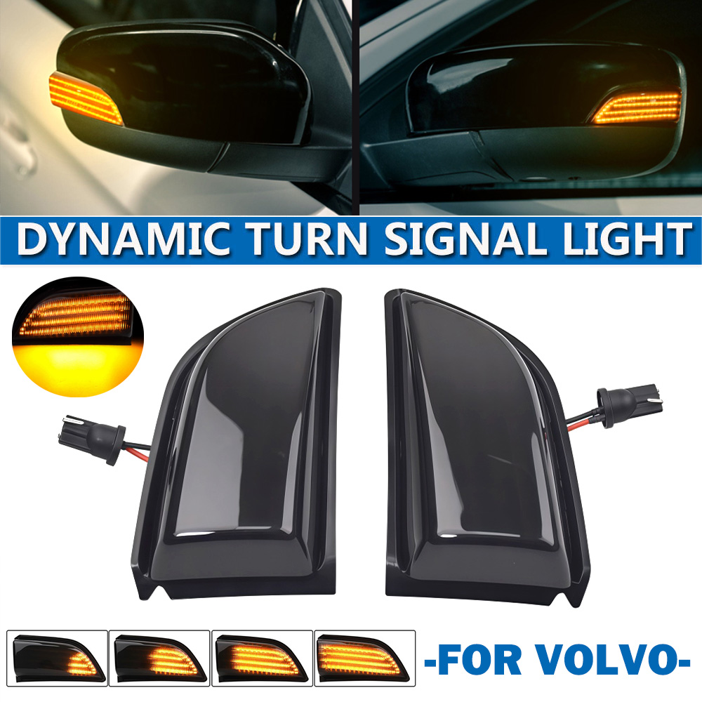 2x indicatore di direzione dinamico a LED per Volvo XC60 2008-2014 lampada per specchietto laterale 31217288 / 31217289   Indicatore sequenziale