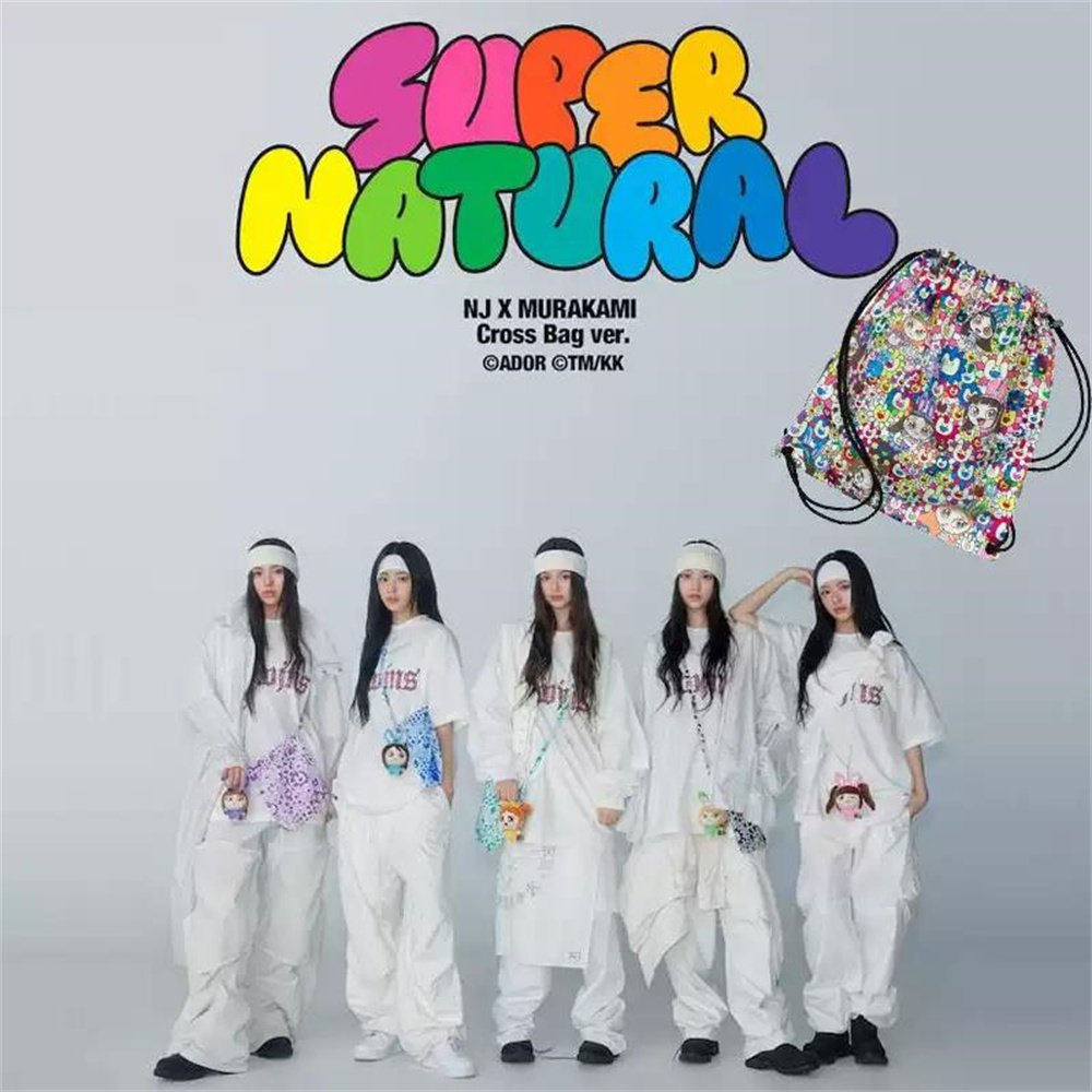 อัลบั้มซีดี NEWJEANS Whale x Takashi Murakami พร้อมกระเป๋า SUPERNATURAL ซีดี การ์ดขนาดเล็ก สินค้าพิเศษ