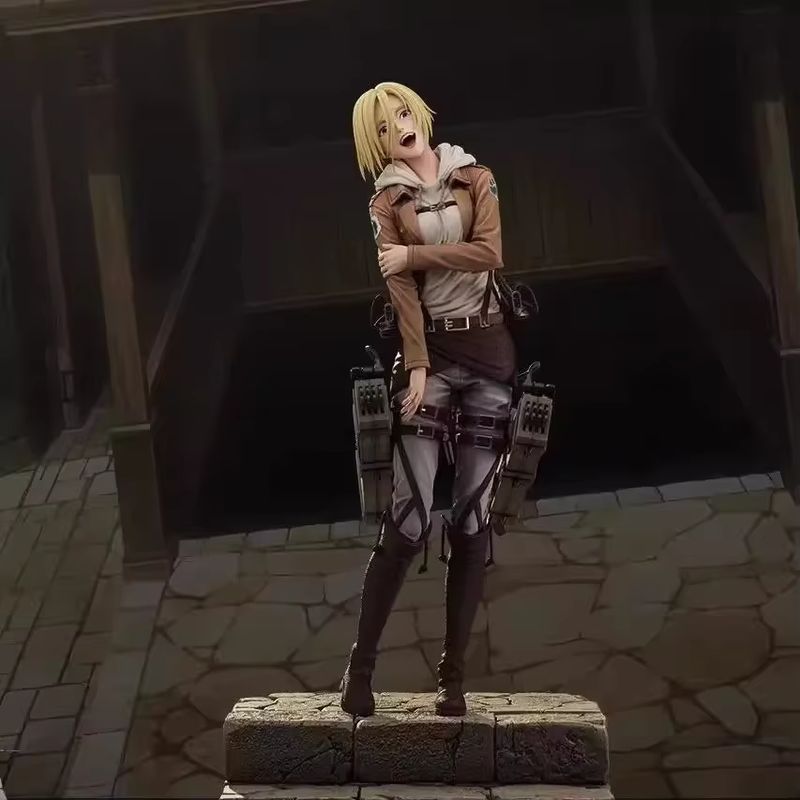 ฟิกเกอร์อนิเมะ Attack On Titan แอนนี่ เลออนฮาร์ต ขนาด 28 ซม. ของเล่นตั้งโชว์ ของตกแต่งโต๊ะทำงาน ของสะสม ของขวัญ