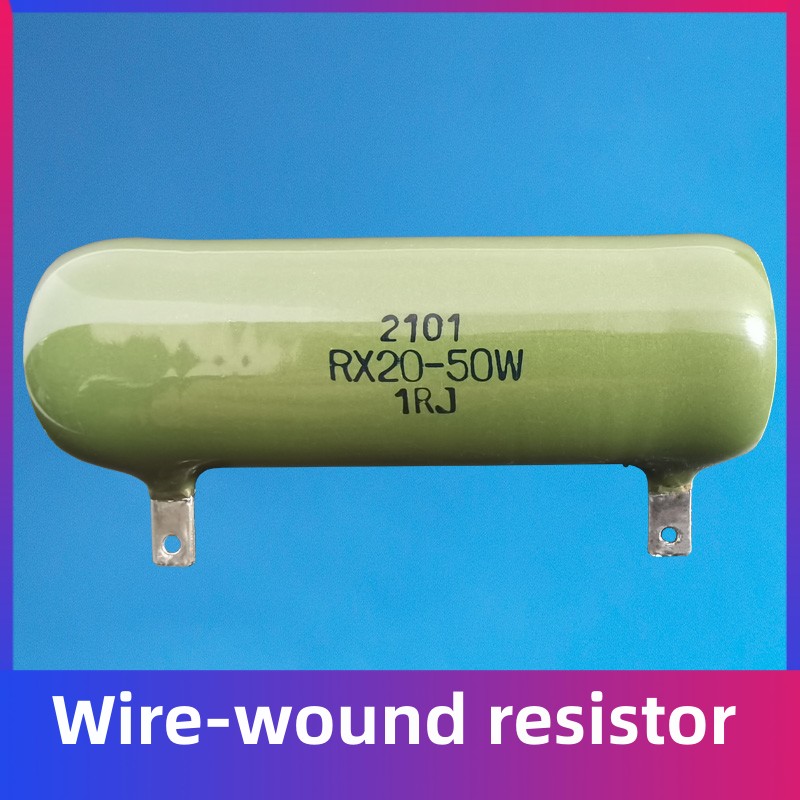 1PIECE RX20  High Power Vitreous Tube Type Enamalled Wire-wound Resistor RX20-ZG11  30W 50W 1R 2R 5R 10R 20R 25R 30R 50R 1K-50K