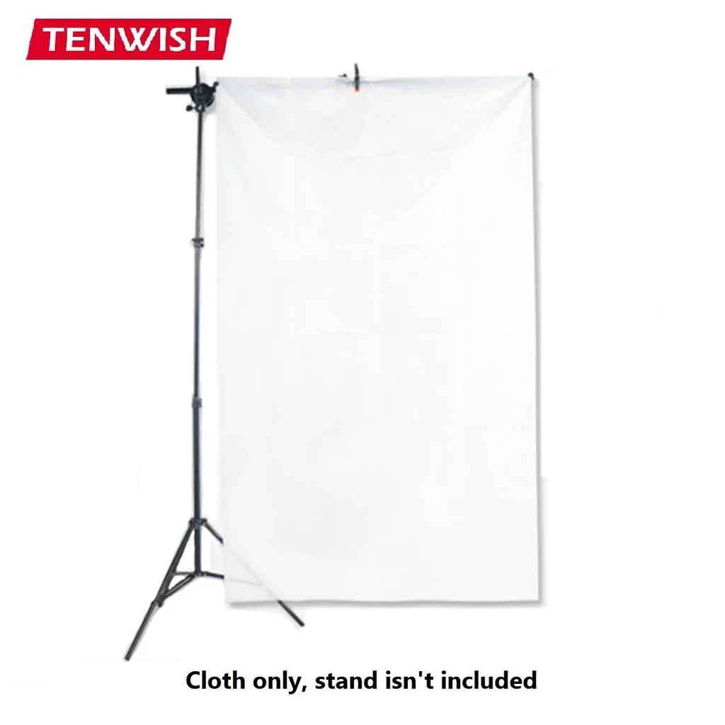 Tenwish 1.5x1m/2m/3m tkanina dyfuzyjna nylonowa jedwabna bezszwowa biała tkanina do modyfikatora światła stroboskop Softbox Studio fotograficzne