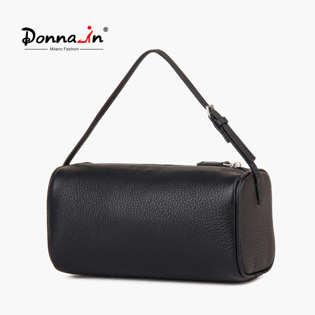 Matna-Sac à main en cuir de vachette naturel pour femme, véritable, entièrement grainé, sac à poignée supérieure, sangle initiée, doublure en peau de mouton