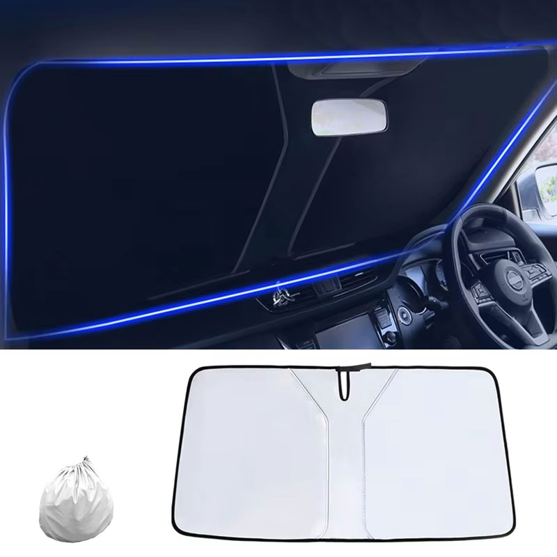 Car Windshield Sun Shade Blocks UV Ray Reflector Auto Window Sun Shade Visor Shield Cover Protector Foldable Parasol