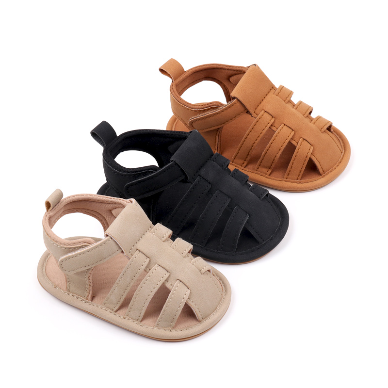 Babyschoenen Pasgeboren Peuter 0-9-18 Maanden Prewalking Outdoor Zomer Sandaal Strand Wandelschoenen 2024 Nieuwe Stijl Pu En Tpr Bhx3206