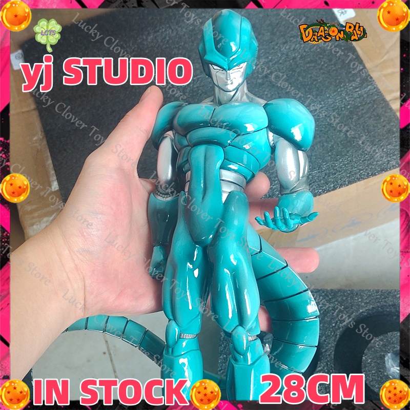 【DISPONIBILE】YJ Studio Dragon Ball Z Cooler Anime Figures 28CM Statua in Metallo di Cooler, Modellino da Collezione in PVC, Giocattoli e Regali