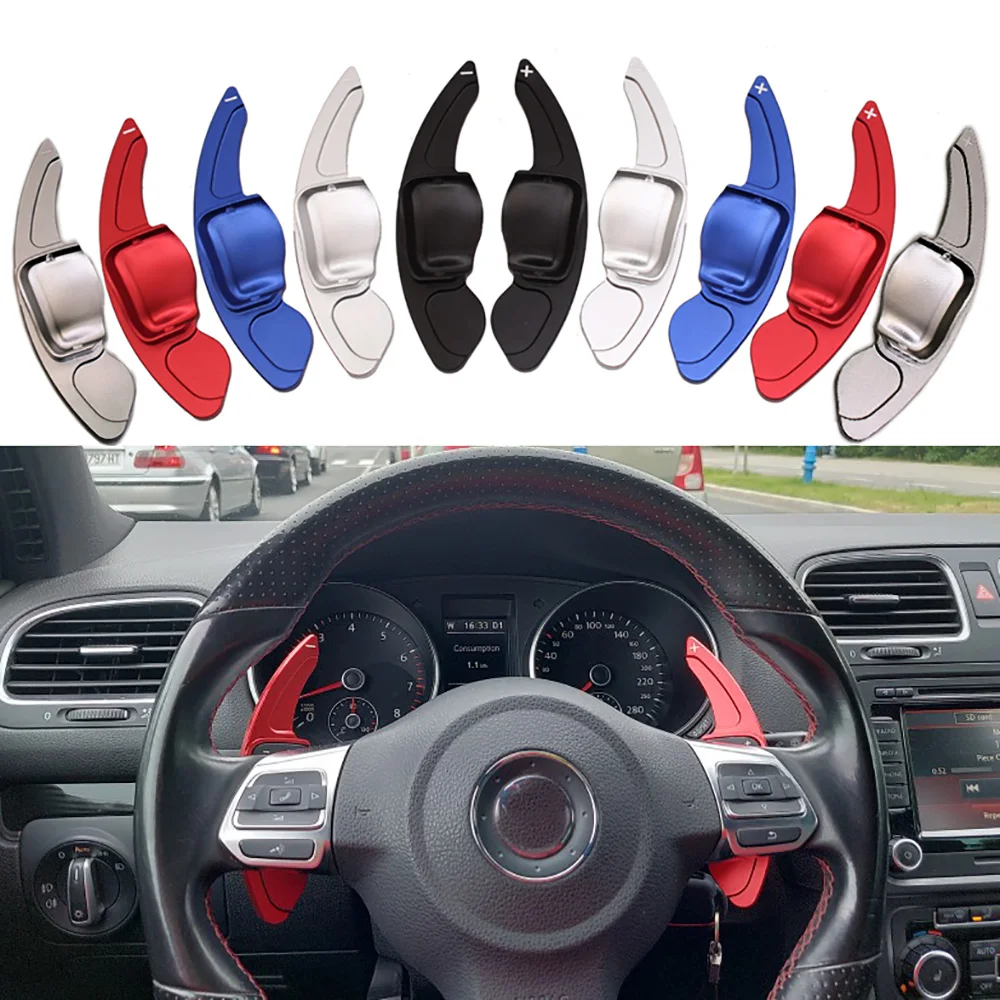 Lenkrad Paddle Verlängerung Shift Abdeckung Für VW Golf 5 6 MK6 GTI R Jetta MK5 Passat B6 B7 CC Polo Sharan Tiguan 2 teile/se