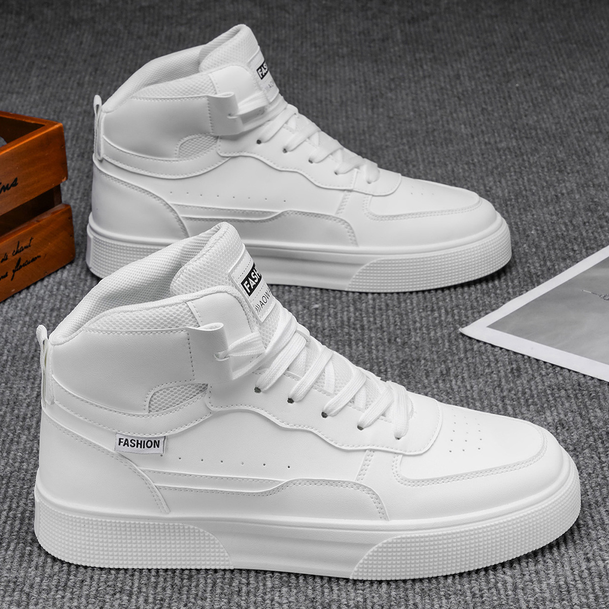 Heren casual sportschoenen, outdoor wandeltrend, lichtgewicht en minimalistisch