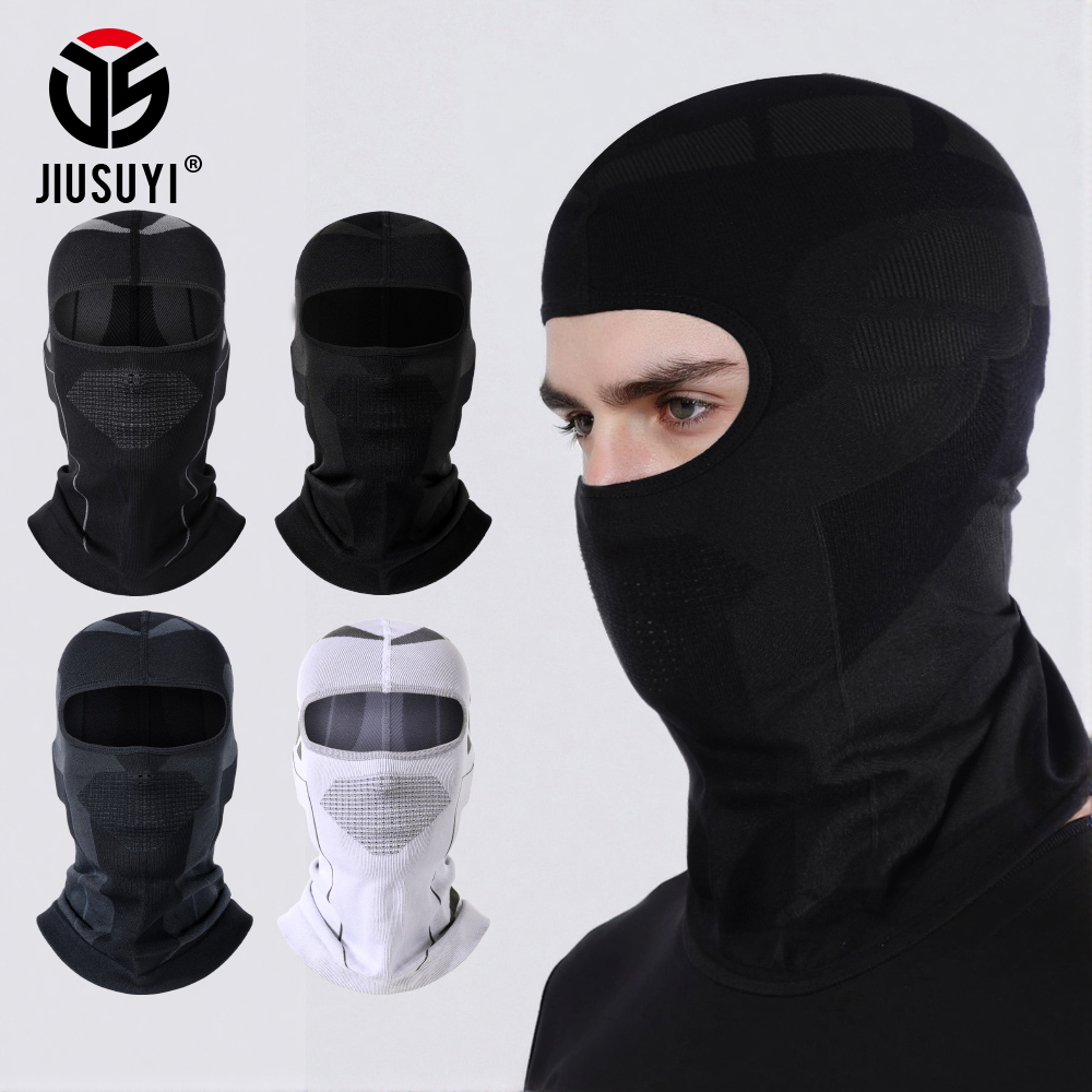 Balaclava respirável para esqui, máscara facial completa, capa de pescoço, à prova de vento, capuz elástico, esportes ao ar livre, ciclismo, caminhadas, acampamento, caça, bicicleta