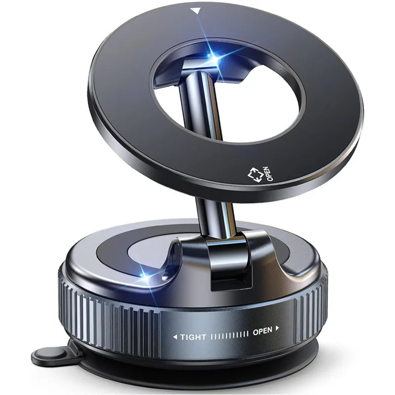 Supporto per telefono con ventosa magnetica sottovuoto per Magsafe, 360 °   Supporto per telefono magnetico regolabile Supporti per telefono cellulare portatili pieghevoli