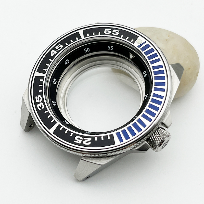 Boîtier de montre King Samurai en acier inoxydable modifié, verre saphir, mouvement automatique, Japon, NH35, NH36, 4R, Mod