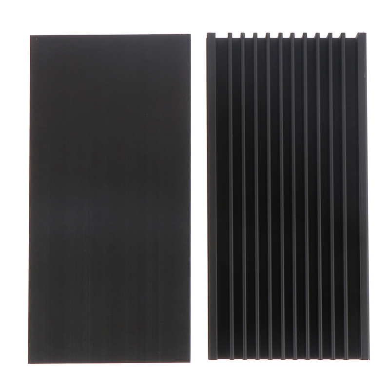 Neue 1Pc 50*100*12,7mm Aluminium Kühlkörper Kühler Kühler Für High Power LED IC Fan Power verstärker Kühlkörper