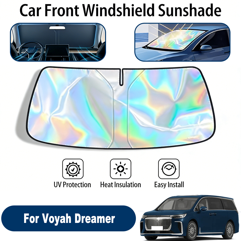 Car Windshield Sun Shade UV Reflective Sun Visor Protection Cover For Voyah Dreamer 2022-2026