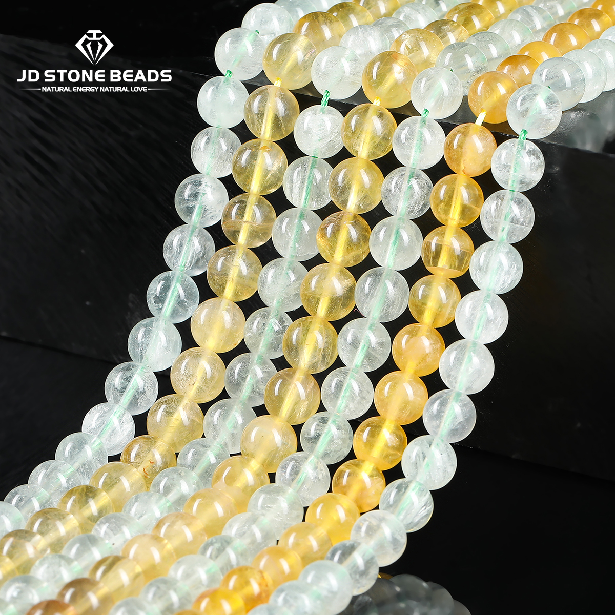 Pedra natural hortelã verde fluorite grânulo redondo solto espaçador contas 8-14mm para fazer jóias diy pulseira colar acessórios