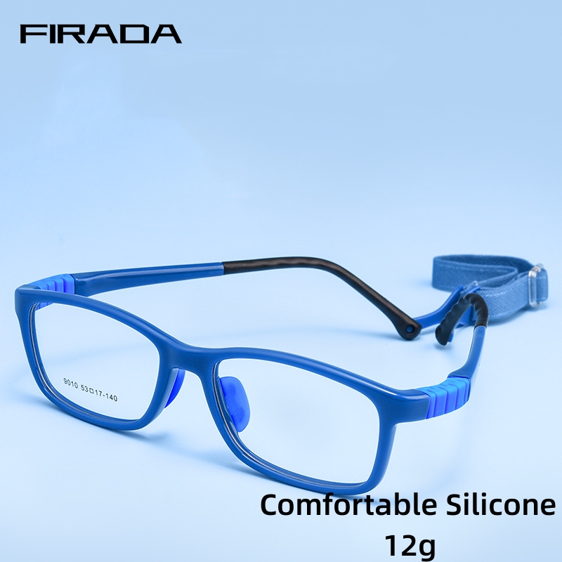 FIRADA mode lunettes confortables garçons sans vis Silicone lunettes filles optique lunettes de Prescription cadre enfants 9010ET
