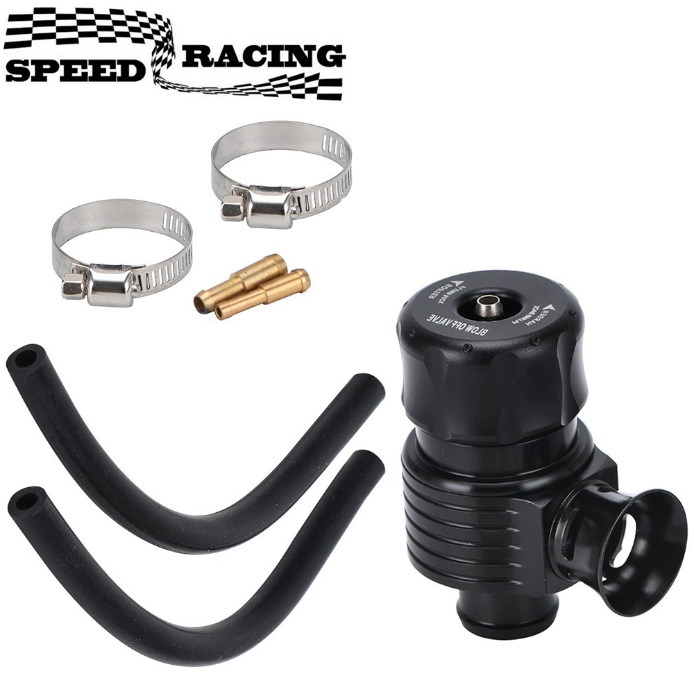 Desviador Turbo Universal de 25mm, válvula de soplado 1,8 T con bocina para AUDI A3 S3 A4 A6 A8 S4 TT 1,8 20v TURBO BOV-1001A