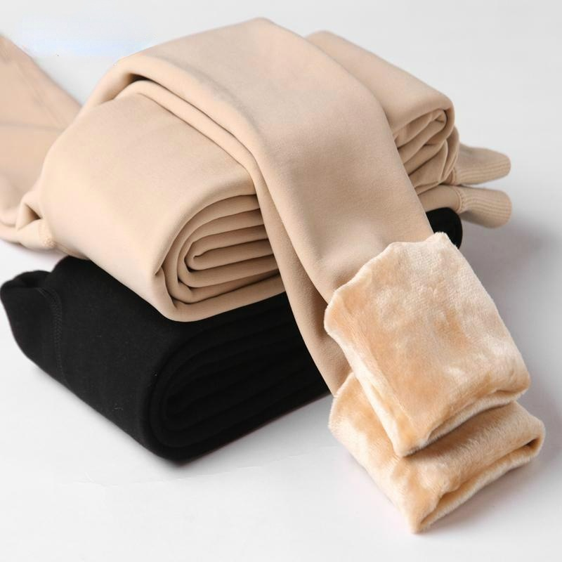 Veludo feminino monocromático cintura alta Leggings, inverno quente Leggings, elástico, Dropshipping