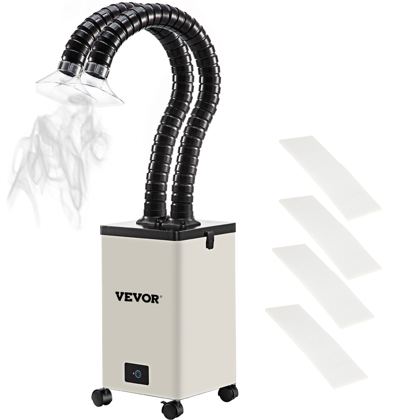 SucceBuy 80W 150W Odpylacz Czysty Oczyszczacz Powietrza 3-stopniowe Filtry 3 Prędkości Lutownica Absorber Płynnego Dymu do Napraw Spawalniczych