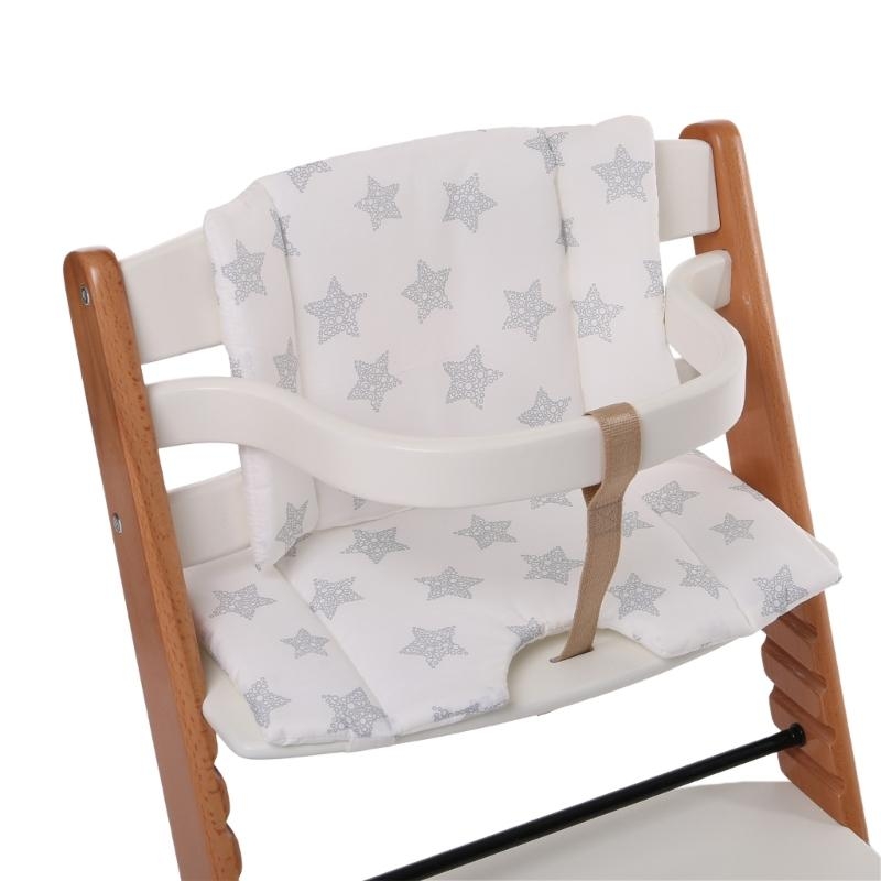 Almofada para cadeira de jantar de bebê, outono e inverno, portátil, antiderrapante, almofada para cadeira alta, acessórios para cadeira de crescimento de bebê