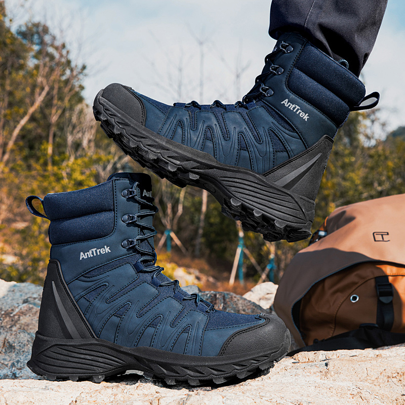 Stivali militari da uomo impermeabili, scarpe tattiche di alta qualità con lacci, antiscivolo, per allenamento, sicurezza, lavoro, arrampicata ed escursionismo.
