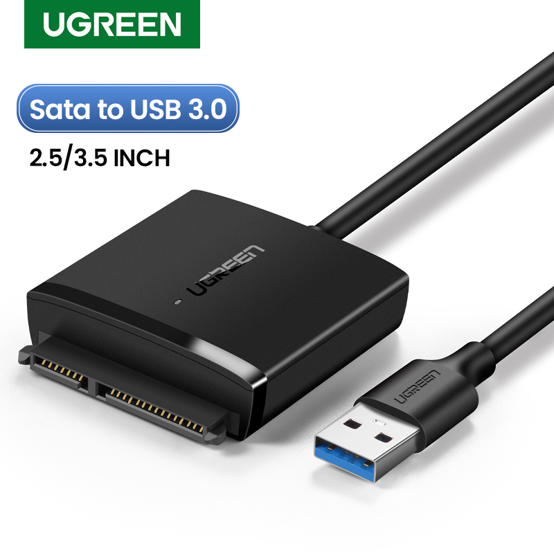 UGREEN SATA vers USB adaptateur USB 3.0 2.0 vers Sata 3 câble convertisseur Cabo pour 2.5 3.5 HDD SSD disque dur SATA vers USB adaptateur