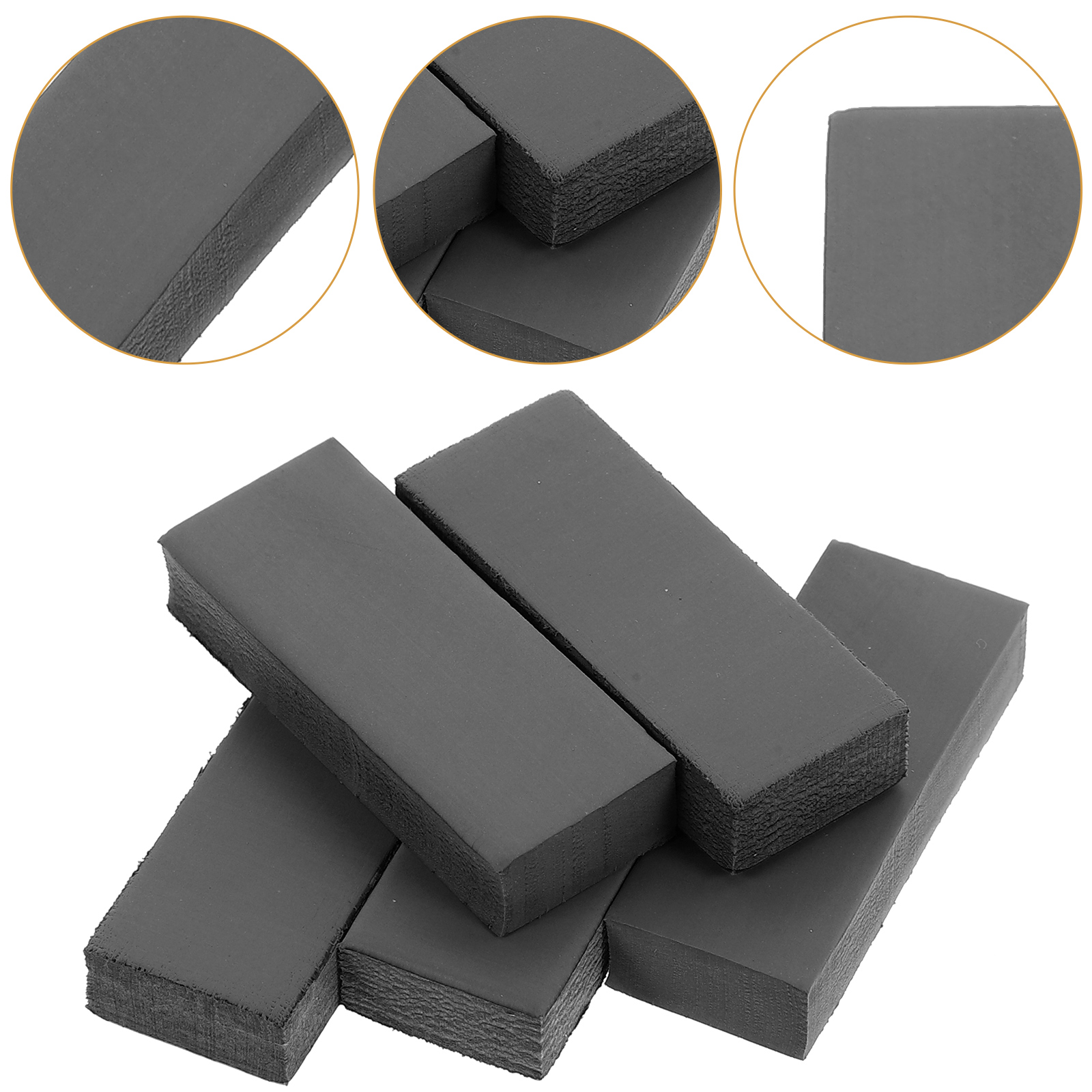 10 Pcs Photosensitive Stamp Pad Accessory DIY Material for Cuttable Making Postage Stamps Suite Portable Rubber Small