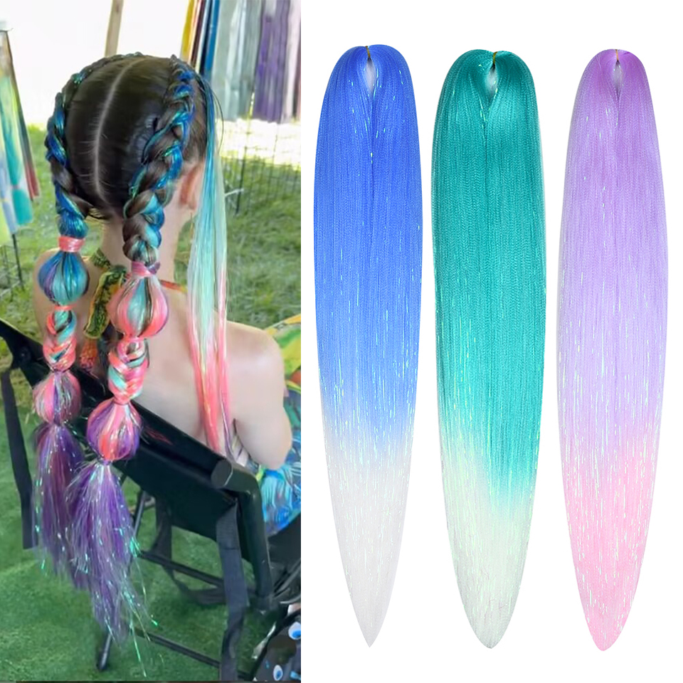 Miss Rola synthétique 22 pouces 60G Kanekalon cheveux guirlandes fil Jumbo tresse Yaki Extension de cheveux raides torsion tresse en vrac en gros