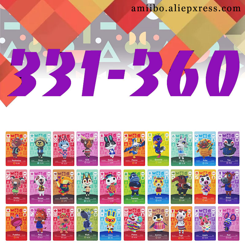 (331 a 360)Tarjeta de impresión NFC Tarjeta impresa NTAG215 para juegos NS