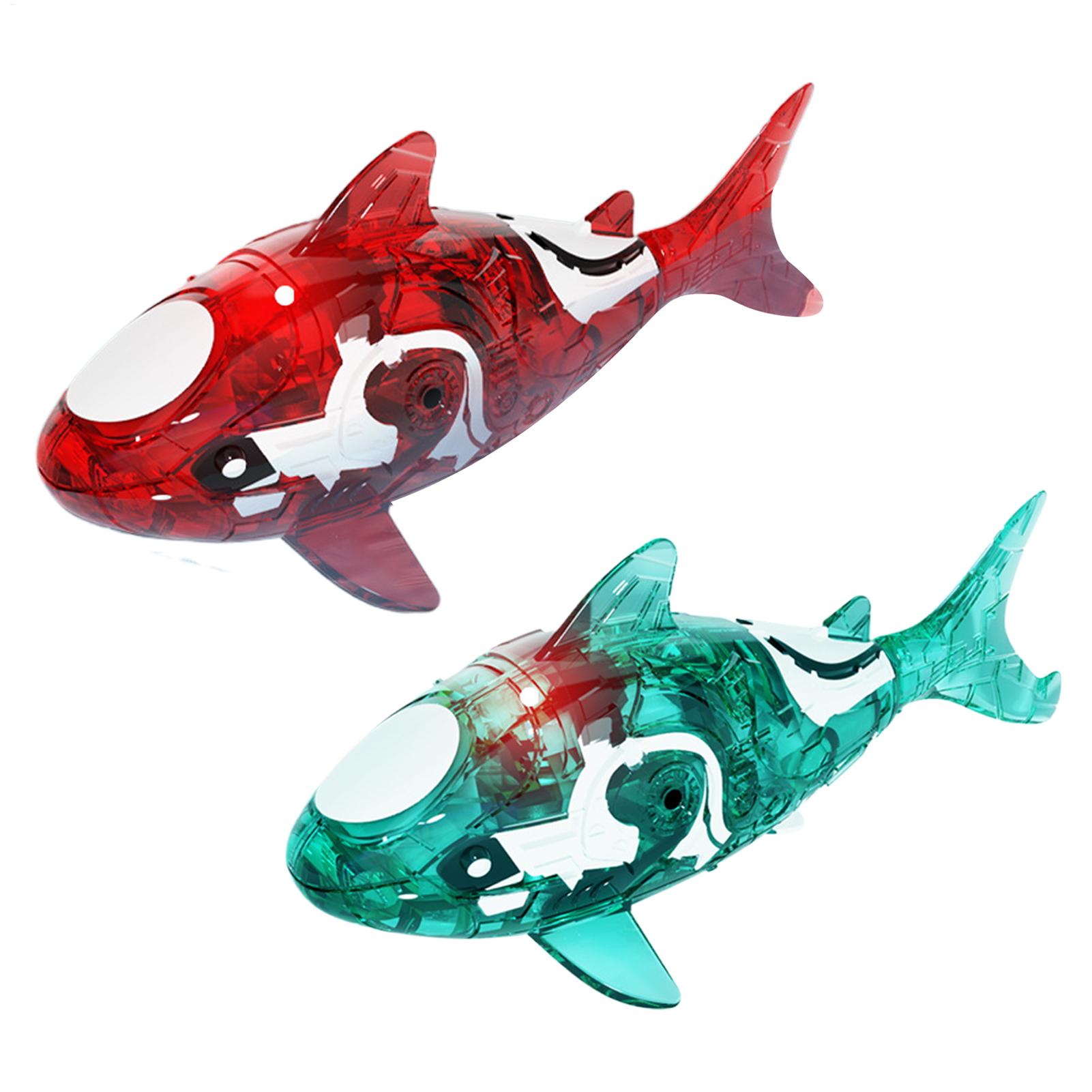 Juguete de Peces Robóticos Activados por Agua, Peces de Baño Eléctricos Automáticos Realistas con Luz LED, Juguete de Baño Sensorial Interactivo