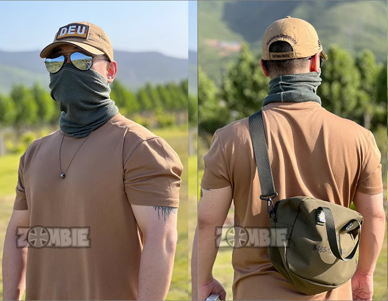 German Military Original Outdoor Flame-Retardant Dustproof Breathable Face Scarf
