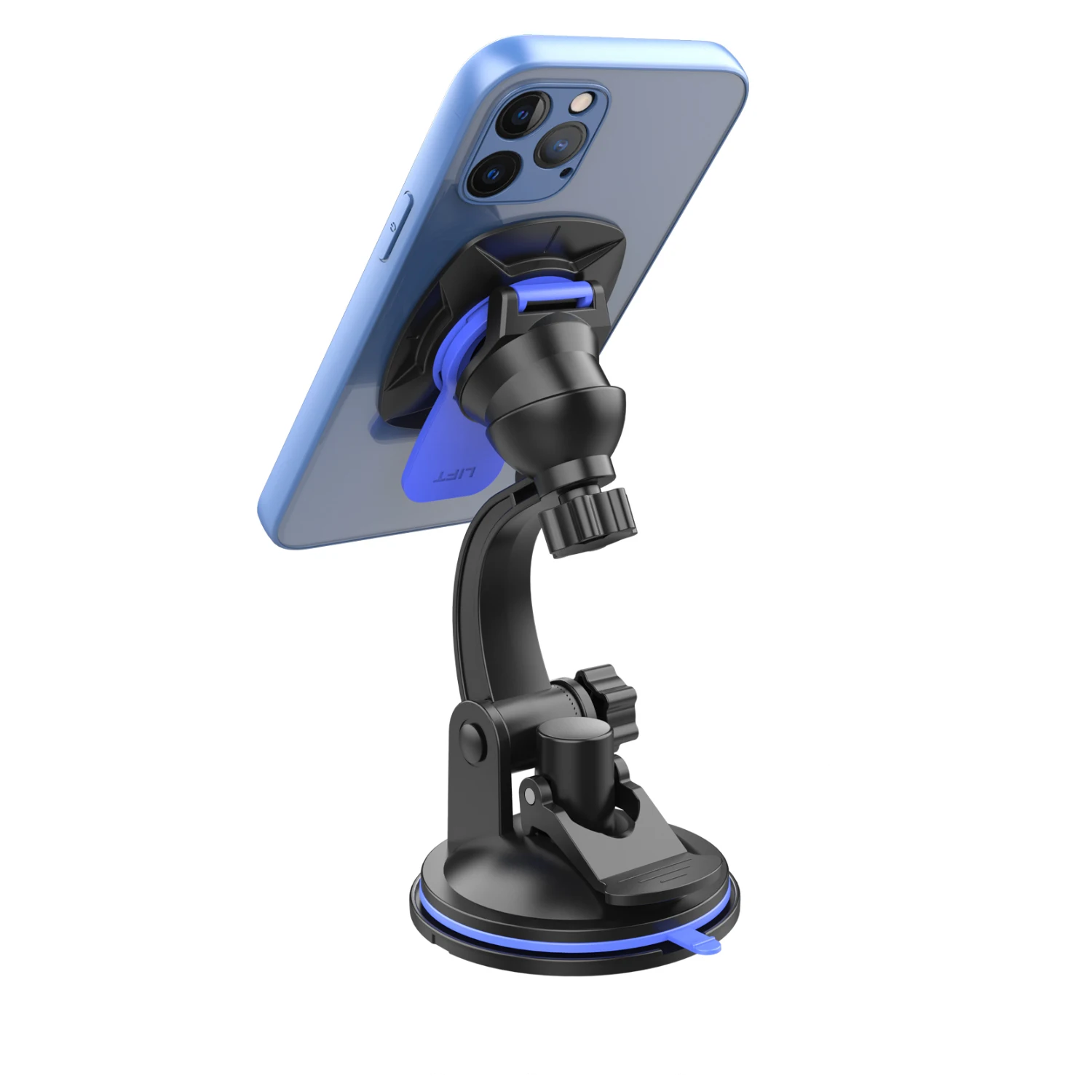 ใหม่ที่วางโทรศัพท์ในรถยนต์ Snap บนที่วางมัลติฟังก์ชั่นพร้อมการหมุน 360 องศา Dual Spring Band ป้ายทะเบียนที่จอดรถที่ซ่อนอยู่