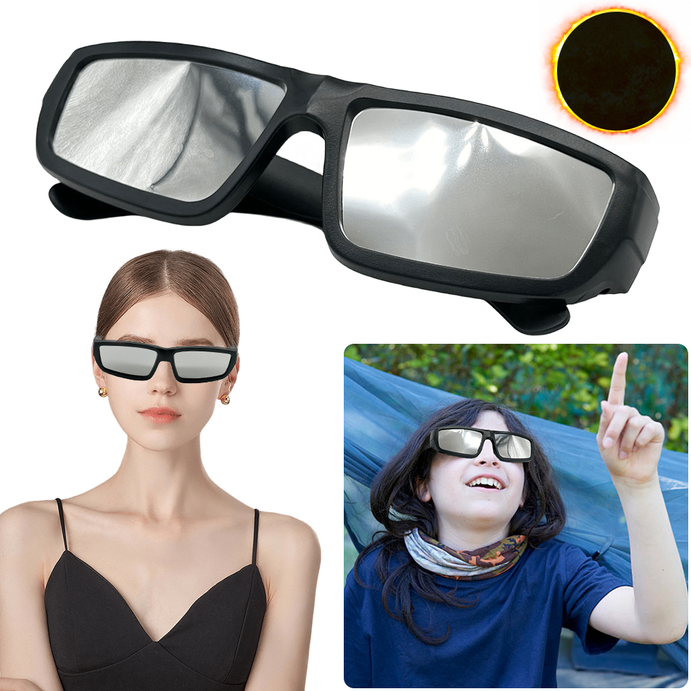 1/2/3/5 pacote óculos de eclipse solar tons seguros iso certificado óculos de observação de eclipse solar óculos de visualização de eclipse solar